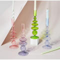 Glass candle Candlestick Holders